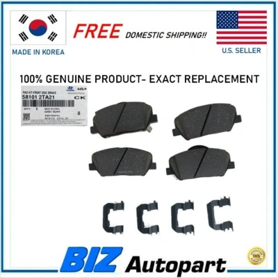 GENUINE ! FRONT DISC BRAKE PAD SET FOR 2011-2013 KIA OPTIMA # 58101-2TA21 Foto 1 de 4