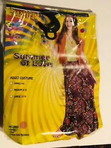 Spirit Halloween Hippie Chick Summer of Love Costume Women’s Medium - Picture 1 of 5