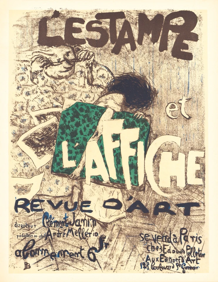 Litografía 1952 "L'Estampe Et L'Affiche Revue D'Art" después de Bonnard Foto 1 de 1