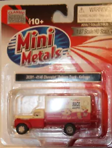 CMW Mini Metals 303901 '41/'46 Chevrolet Delivery Truck KELLOGGS in HO Scale - Picture 1 of 1