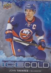JOHN TAVARES 2017-18 17-18 UPPER DECK OVERTIME ICE COLD #IC-19 ISLANDERS - Picture 1 of 1