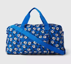 NWT Gap × Disney $74.95 Kids Recycled Mickey Mouse Weekender Bag, Admiral blue - Picture 1 of 3