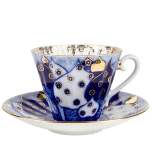 Imperial Porcelain Church Bells Teacup and Saucer Set LFZ Lomonosov Tea Cup 8 oz - Picture 1 of 11