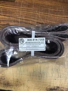 #260A100 4IN x 132IN ALUMINUM OXIDE CLOSED COAT CLOTH SANDING BELT 100 GRIT - Picture 1 of 2