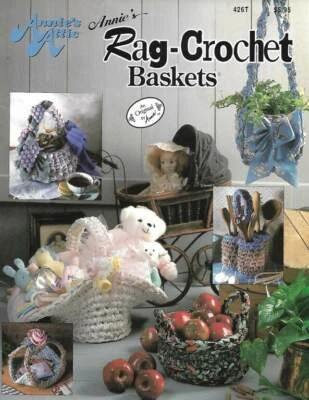 OOP!!! ANNIE'S RAG-CROCHET BASKETS TOO CUTE PROJECTS!!! - Image 1 of 2