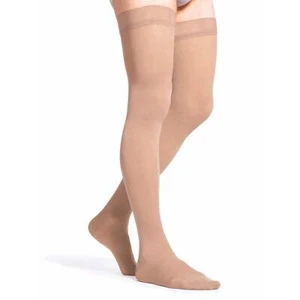 Sigvaris Opaque Men's Thigh High 20-30 mmHg Compression Support - Picture 1 of 19