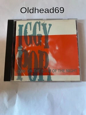 Iggy Pop - Livin On The Edge Of The Night +3 Maxi CD  NM Foto 1 de 2