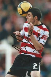 DONCASTER: LEWIS GUY SIGNED 6x4 ACTION PHOTO+COA - Picture 1 of 1