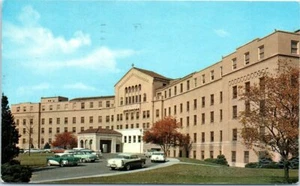 Anfang 1960er OH Postkarte Good Samaritan Hospital Dayton Ohio 1950s Old Cars - Bild 1 von 2