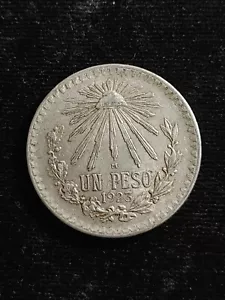 1923 M Mexico Silver Peso AU                                                T330 - Picture 1 of 2