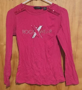 PINK ROCAWEAR FASHION GIRL TOP - Picture 1 of 6