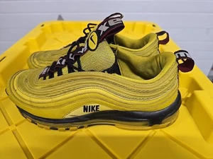 Nike Air Max 97 Bright Citron size 10.5 av8368-700 preowned Dirty Beaters - Picture 1 of 6