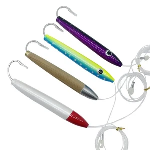 Rigged Cedar Tuna Pencil Bait 15 5cm para apuntar a diferentes especies de peces silvestres - Imagen 1 de 52