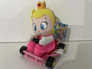 VINTAGE SUPER MARIO KART PRINCESS PEACH PLUSH SOFT TOY TAKARA 1993 JAPAN SNES UK - Picture 1 of 10