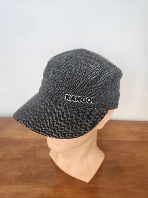Gorra Kangol Espiga Ejército Sombrero Con Bolsillo Talla Mediana Gris Foto 1 de 4