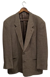 Vintage Mani Jacke Herren 42 Wolle gewebt Struktur Italy Blazer Mantel Giorgio Armani 90er - Bild 1 von 10