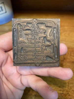 Herramientas Winchester de colección antiguas impresora de cobre bloque llave alicates archivo tornillo Foto 1 de 4