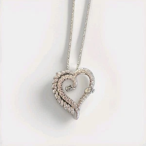 Herz Halskette feiner Schmuck 14k massiv Gold - Bild 1 von 6