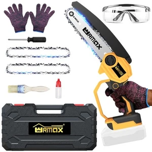 Cordless Mini Chainsaw for DEWALT 20V Max Battery, Pruning Chain Saw 6 inch w... - Picture 1 of 8