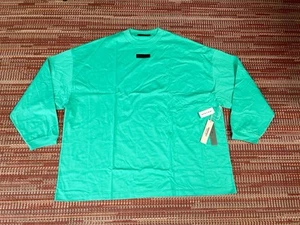 Fear Of God Essentials Mint Leaf Long Sleeve T Shirt XXL NWT 2XL NEW - Picture 1 of 8
