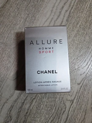 Loción deportiva para después del afeitado Chanel Allure Homme 3,4 oz / 100 ml nueva en caja sellada Foto 1 de 4