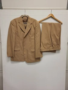 Vittorio St Angelo hellbraun Anzug Herren 44R Sakko 38R Hose Zweiteiler Set klassisch - Bild 1 von 17