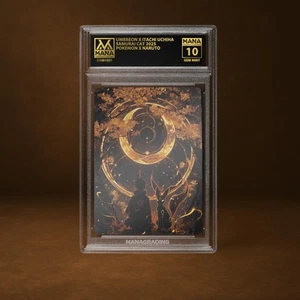 ITACHI X UMBREON NARUTO MANA GRADE 10 PSA STACKABLE SAMURAI CAT - Picture 1 of 1