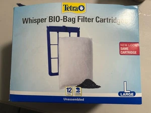 Tetra Whisper Bio Bag Disposeable Filter Cartridges Unassembled 12 Large Pack - Picture 1 of 1