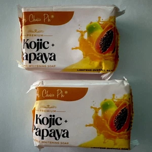 2 Bars Her Choice PH Premium Kojic + Papaya Soap - 120g - Picture 1 of 1