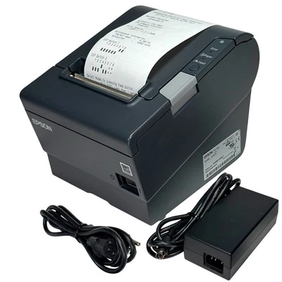 FULLY TESTED Epson TM-T88V POS Compact Thermal Receipt Ticket Printer USB Serial - Image 1 of 4
