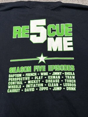 Camiseta Rescue Me Tv Show Cast And Crew Nombres de Episodios Promo Temporada 5 y CAMISETA FDNY Foto 1 de 4