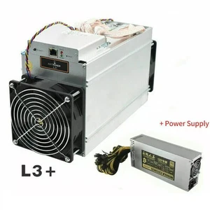 Bitmain Antminer L3+ APW 3+ With Power Supply , Scrypt (LTC, DOGE) 504 MH/s - Picture 1 of 8