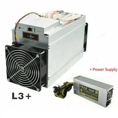 Bitmain Antminer L3+ APW 3+ With Power Supply , Scrypt (LTC, DOGE) 504 MH/s - Image 1 of 4