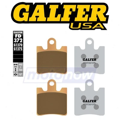 Galfer Brakes Front 1375 HH Sintered Brake Pads for 2006-2014 Yamaha oj Foto 1 de 4