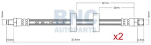 Bremsleitung Paar vorne für SEAT CORDOBA ab 1993 bis 2002 - MQ - Bild 1 von 2