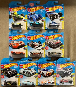 Hot Wheels 2018 Legends of Speed Series #FJW05 1:64 Scale Die-cast (Set of 10) - Picture 1 of 1