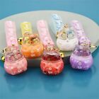 Gift Cartoon Jelly Transparent Keychains Keyring Fortune Cat Key chain