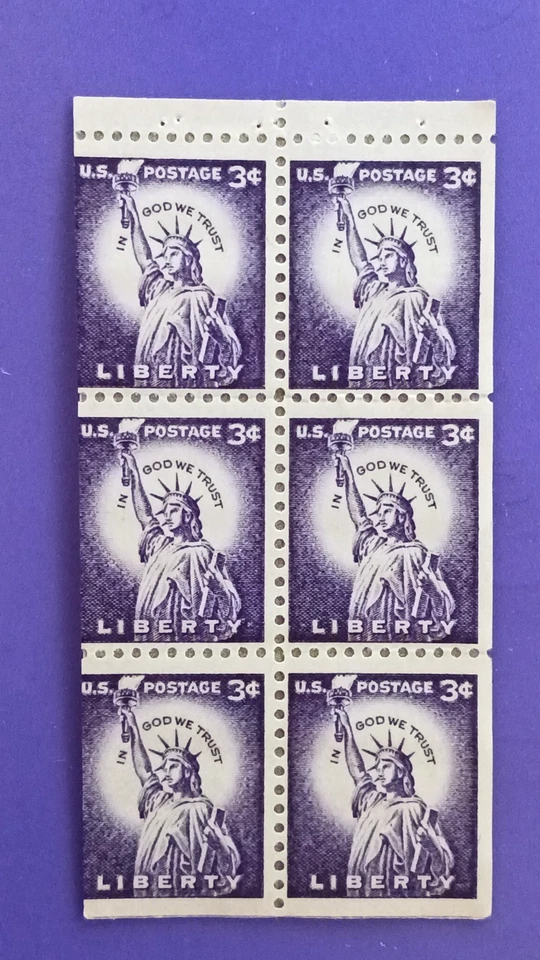 Statue of Liberty Booklet Pane of 6 $1035a - Image 1 of 1