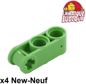 Lego Technic 4X Axle Pin Connector 3L 2 Holes Bright Green 42003 New - Picture 1 of 1