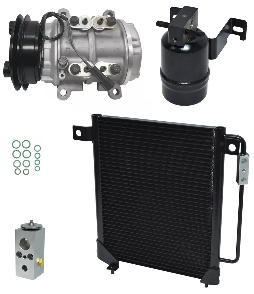 RYC Reman AC Compressor Kit With Condenser EG100 Fits Plymouth Voyager 2.5L 1990 - Image 1 of 4