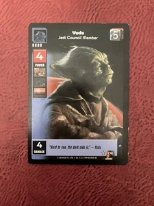 Yoda - STAR WARS Young Jedi TCG - #10 - Non-Holo Rare LP/MP - Picture 1 of 2