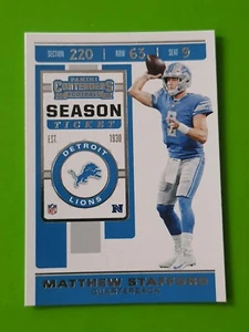 2019 Panini Contenders #72 Matthew Stafford Detroit Lions Base - Bild 1 von 2