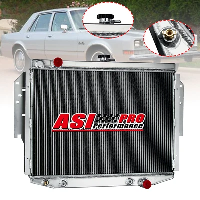 Radiador de 3 filas para Chrysler LeBaron Dodge Aspen Plymouth Gran Fury 1976-89 5,9 L Foto 1 de 4