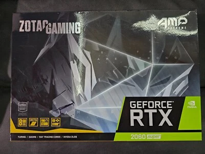 Tarjeta de gráficos para juegos NVIDIA GeForce RTX 2060 SUPER 8 GB ZOTAC AMP Extreme Foto 1 de 4