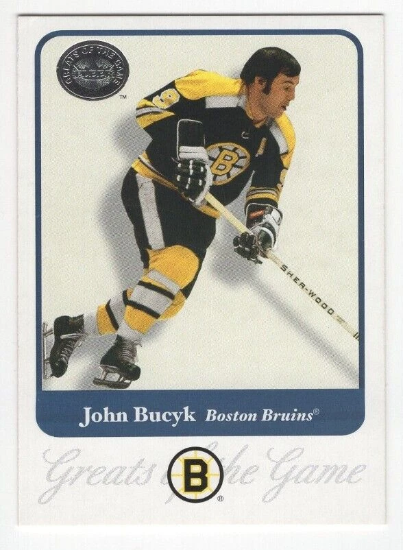 2001 Fleer Greats of the Game - John Bucyk #76 - Boston Bruins