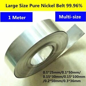 Pure Nickel Alloy Strip 1M Roll 99.96% Kit Spot Welder Machine Battery Equipment