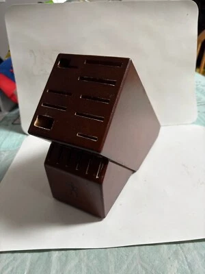 JA Henckels International Soporte de bloque de cuchillo de madera 15 ranuras Bloque solo 19260-100 Foto 1 de 4