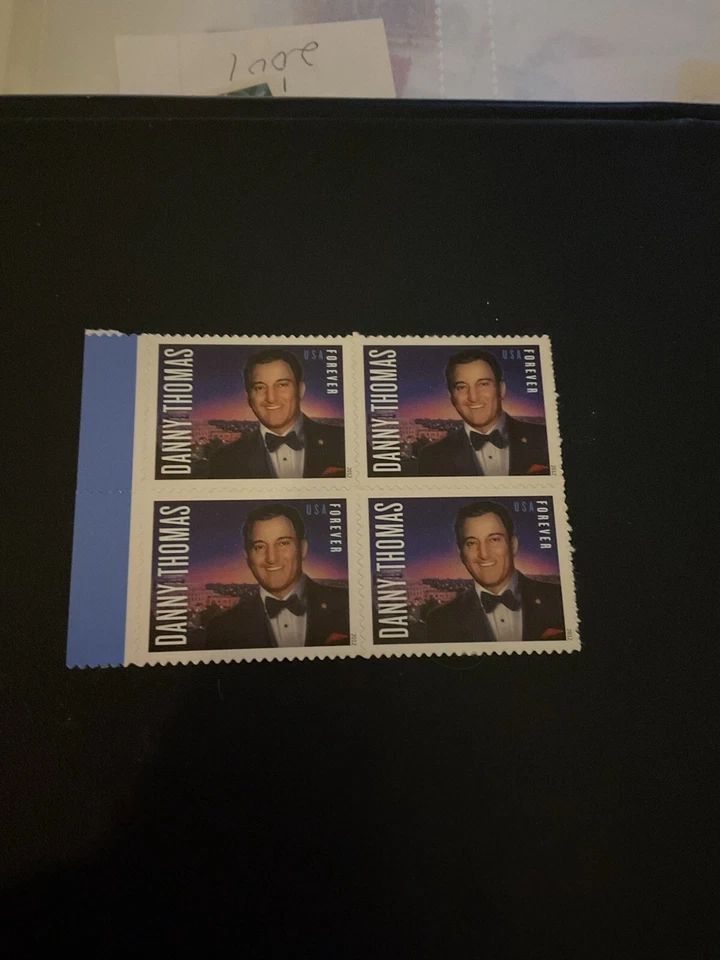 US Danny Thomas Forever Stamp Plate Block of 4 Scott #4628 - Image 1 of 1