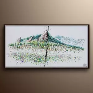 Landscape Nature oil painting 67" Amazing looks, beautiful texture, modern style - Picture 1 of 5