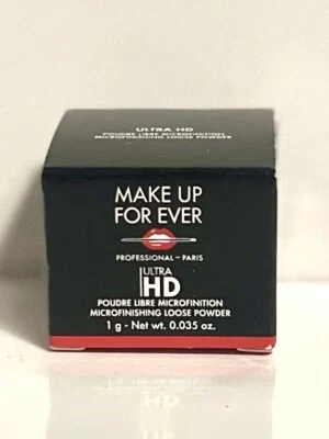 MAKE UP FOR EVER Ultra HD Microfinishing Loose Powder Mini 0.035 oz/1 g NIB A - Image 1 of 3